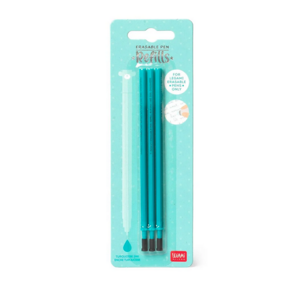 Legami - Ersatzmine für löschbaren Gelstift - Erasable Pen - Türkis – Bild 2