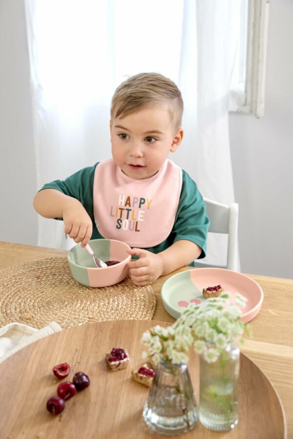 Lässig - Kinderschüssel Silikon - Happy Fruits, Kirsche – Bild 3