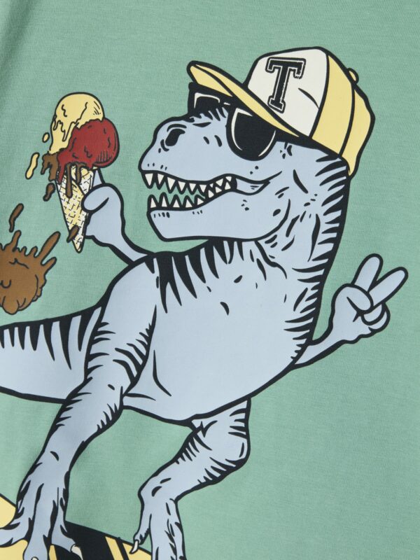 Name It - T-Shirt - Dino - Grün – Bild 3