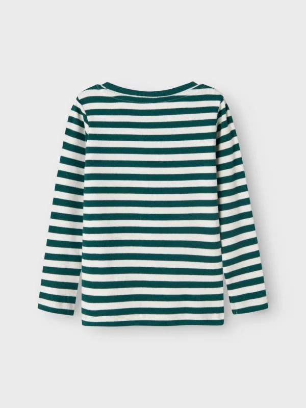 Name It- Langarmshirt - Stripes - Green – Bild 2