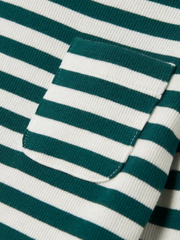 Name It- Langarmshirt - Stripes - Green – Bild 3