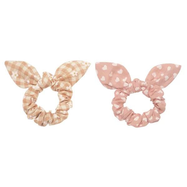 Rockahula - Haargummi Set 2 Stück - Daisy Gingham Bunny Ears Scrunchies