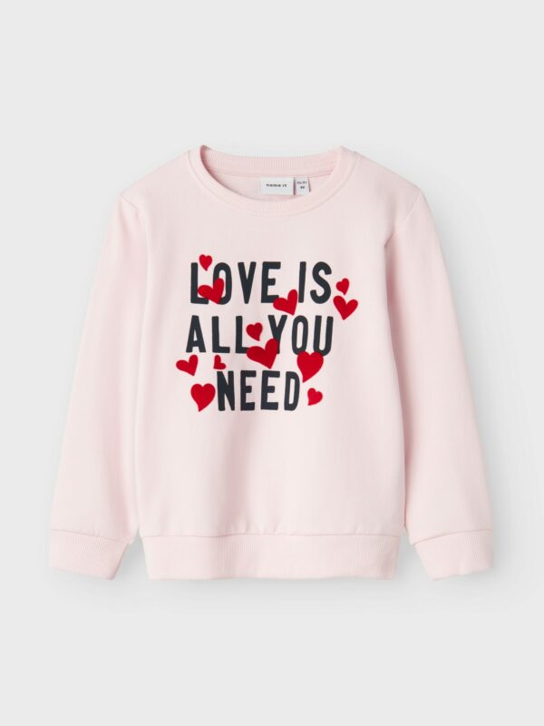 Name It - Sweatshirt - Love - Rosa