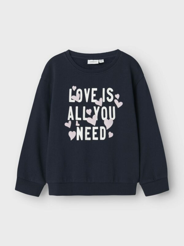 Name It - Sweatshirt - Love - Navy