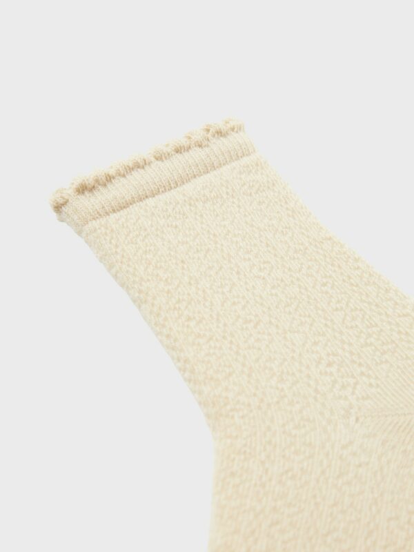 Lil Atelier - Knie Socken - Beige – Bild 2