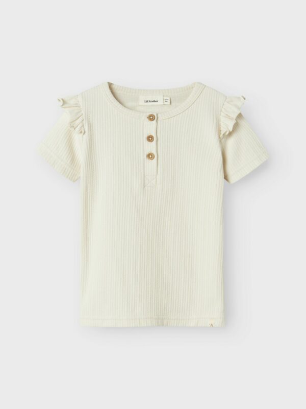 Lil' Atelier - Rüschen-Shirt - Creme