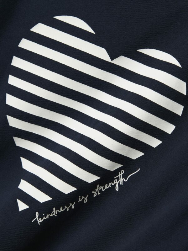 Name It - T-Shirt - Navy - Heart – Bild 2