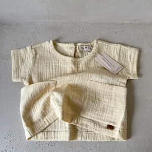 Guapoo - MUSLIN T-SHIRT | SOFT YELLOW
