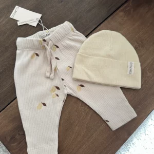 Guapoo - RIB LEGGINGS OAT | PASTEL YELLOW MANGO