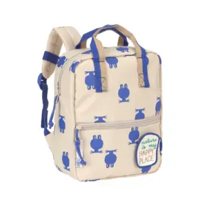 Lässig - Kindergartenrucksack Square - Happy Trails, Frosch