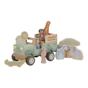 Little Dutch - Safari Friends - Safariauto mit Tieren aus Holz