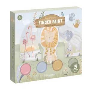 Little Dutch - Safari Friends - Fingermalset - Jim und Rosa