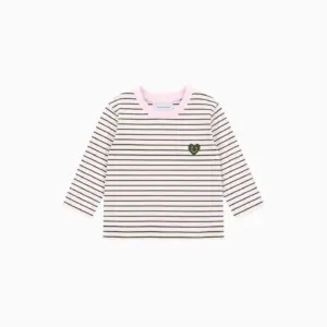 FAMVIBES - LONGSLEEVE striped Baby/Kids - rosa